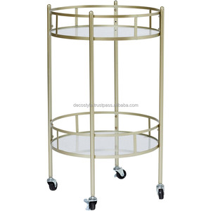 ガラス付き長方形トロリー - Product Image 5