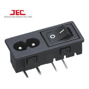 JEC台湾C8 Polysnap ACインレットソケットスイッチ付き高品質プラグ & ソケット - Product Image 1