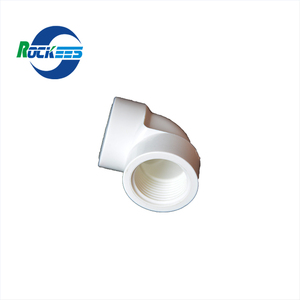 High Quality Threaded Grey UPVC <strong>ELBOW</strong> WITH PLATE Full Size 1/2 Inch <strong>PVC</strong> Fittings - Product Image 3