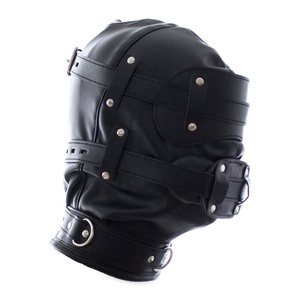 工厂 BDSM 束缚罩 PVC 小狗罩皮罩眼罩 BDSM-齿轮恋物癖面具束缚约束 - Product Image 6