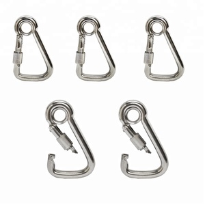 Moldura de aço inoxidável snap gancho de metal para a bolsa