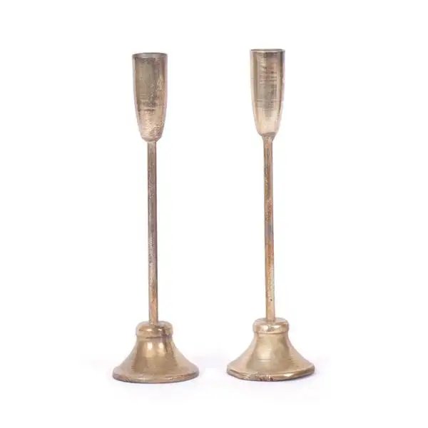 Metal Brass Tall Candle sticks Golden Candle Holder Table Decoration