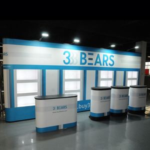 Polyester Printing Custom Print Photo Booth <strong>Curved</strong> Magnetic <strong>Pop</strong> up <strong>Display</strong>