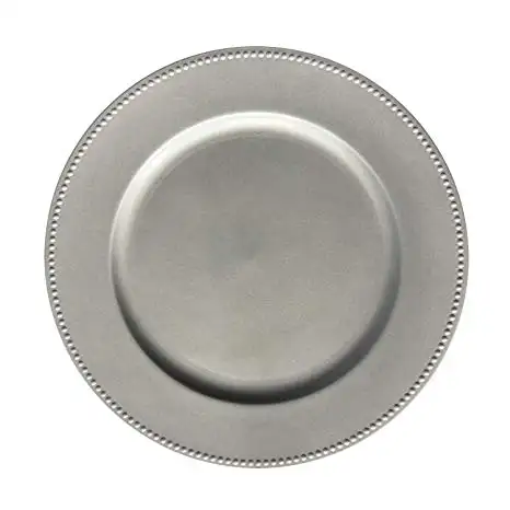 silver coated antique Designer charger plate Wholesale souse plate