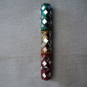 Yeni top noktası Lac yapılan Rasta renkler dekoratif el yapımı kalemler hediyeler için toptan tedarikçisi hindistan - Product Image 1