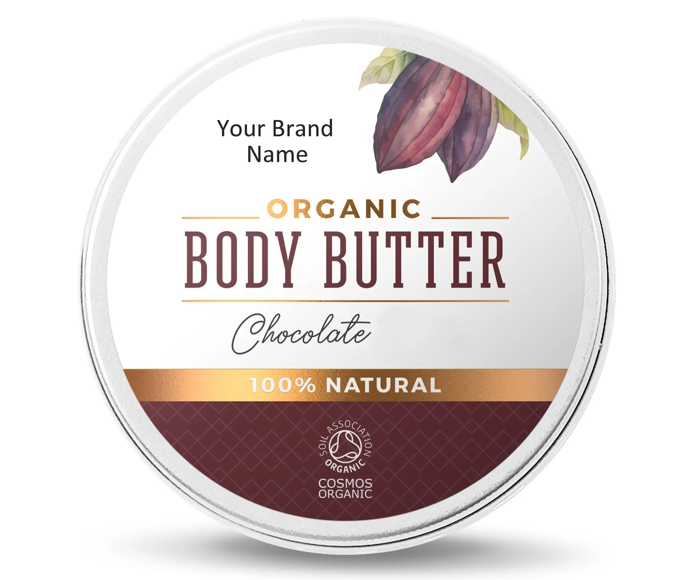 Organische Body Boter Chocolade | Private Label | Groothandel | Bulk | Made In Eu