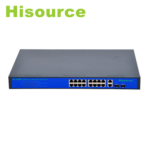 250W Passive 16 PoE Ports 2+2 Uplink Ports PoE <strong>Switch</strong> 24V <strong>Output</strong> - Product Image 4