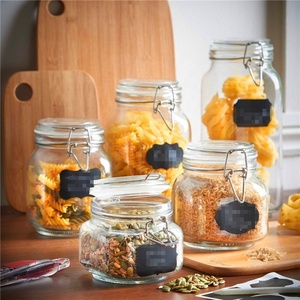 Swing Top รอบล้าง Jar Mason สำหรับกระป๋องอาหาร,ผักดองแก้ว Jar สำหรับจัดเก็บ Airtight คลิป - Product Image 3