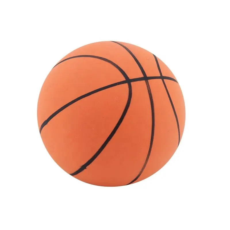 Basketbal vorm 60mm hoge bounce holle rubberen bal speelgoed voor hond games