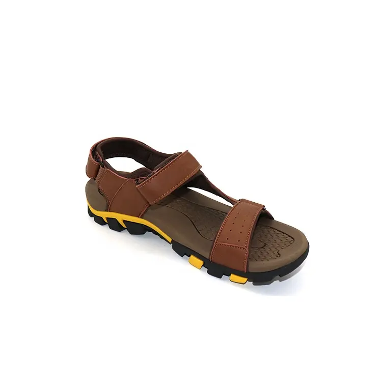 Sandalias de cuero para hombre, calzado de playa, resistente al deslizamiento, para vacaciones, verano, alta calidad