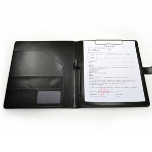 Portafolio personalizado para conferencias, tamaño A4, letrero de oficina de negocios, presentación de facturas de cuero PU, Portapapeles de firma, carpeta de archivos con notas - Product Image 1