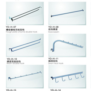 Supermarket Shelf Single <strong>Hanging</strong> <strong>Hooks</strong> for Slatwall <strong>Displays</strong> - Product Image 5