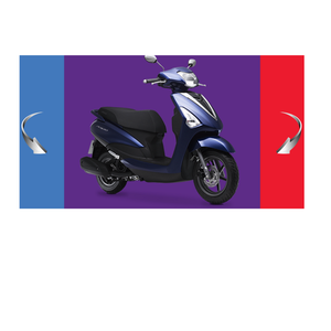 Best Price !!! High Quality Gas Scooter 125cc Motorcycle (Yamahav Acruzov) Blue/Red YSG 125