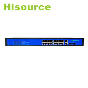 250W Passive 16 PoE Ports 2+2 Uplink Ports PoE <strong>Switch</strong> 24V <strong>Output</strong> - Product Image 3
