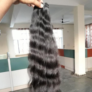 Hızlı teslimat dolaşmayan bakire Remy saç uzatma doğal hint saçı örgü yüksek kaliteli sınıf Remy saç - Product Image 1