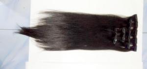 最佳质量印尼人头马发夹自然色高品质人发 - Product Image 4