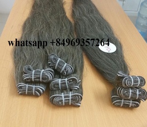 Remy saç 100 insan saçı postiş fiyatları, ucuz Vietnam bakire saç atkı, çift çizilmiş gri insan saçı dokuma - Product Image 6