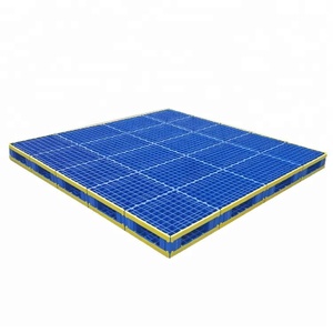 HUADING çin plastik Euro palet büyük boy ekleme 4-Way giriş çift yüzlü HDPE ve PP malzeme palet ulaşım kullanımı için - Product Image 1