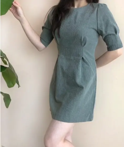 Korean Fashion Chrysomilo Classy One Piece Korean Clothes For Women Casual Outfit Basic Solid One Piece