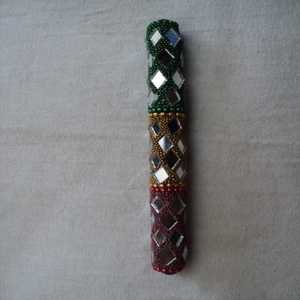 Yeni top noktası Lac yapılan Rasta renkler dekoratif el yapımı kalemler hediyeler için toptan tedarikçisi hindistan - Product Image 5