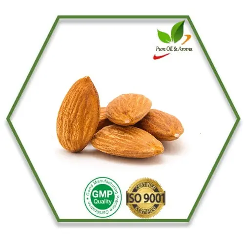 100% murni dan 100% minyak pembawa Almond manis alami dalam jumlah besar dengan harga grosir dan untuk pelabelan pribadi