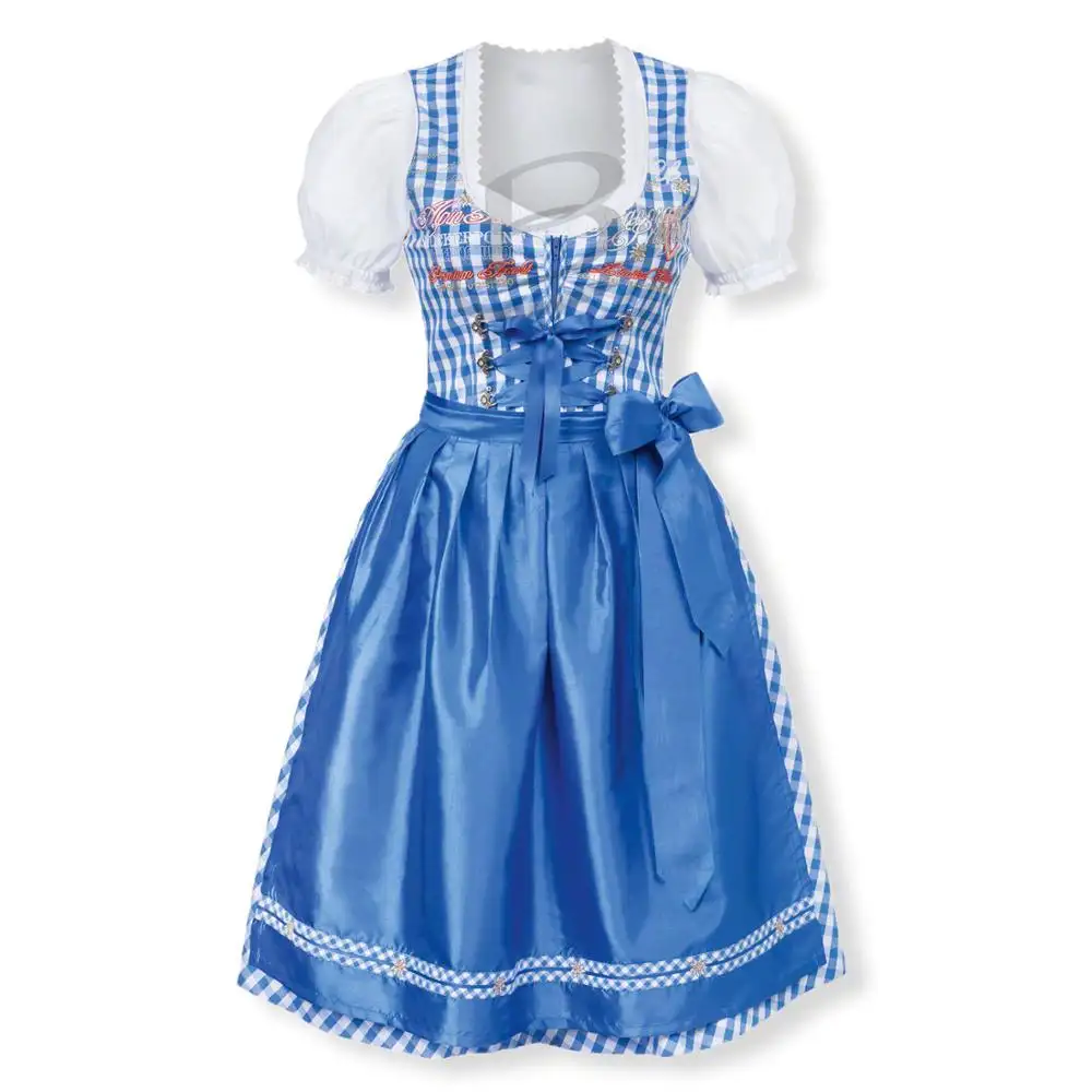 Traje de Cosplay para dama de oficina, traje de Cosplay para fiesta tradicional de cerveza, ropa de fantasía para niña, Baviera, Octoberfest, alemana, Dirndl