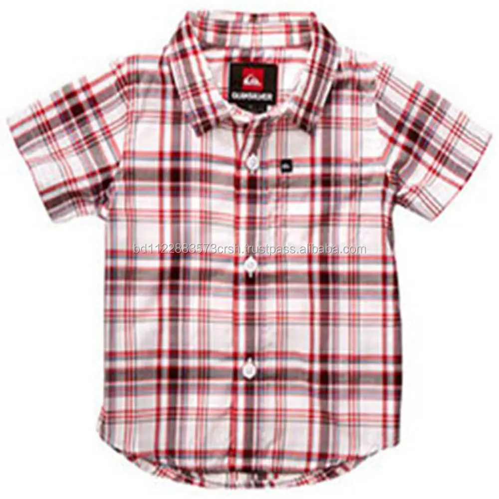 Tessuto, Per Bambini Ragazzi Manica Corta Shirt Personalizzata basso prezzo abbigliamento bambini uniformi scolastiche per bambini polo camicie all'ingrosso