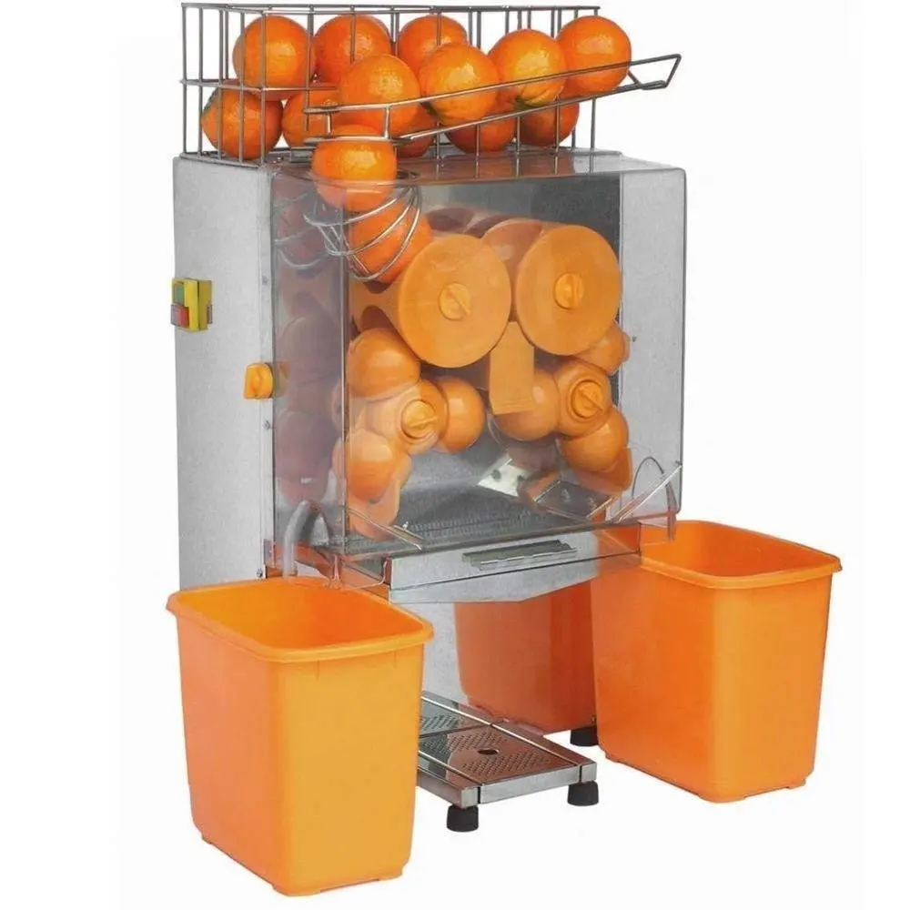 Máquina extratora de suco de laranja fresca, de aço inoxidável