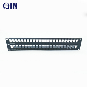 1U 2U 19 polegada 25/48/50 Porta rede servidor rack UTP FTP 3m <span class=keywords><strong>Patch</strong></span> <span class=keywords><strong>Panel</strong></span> Carregado Descarregado