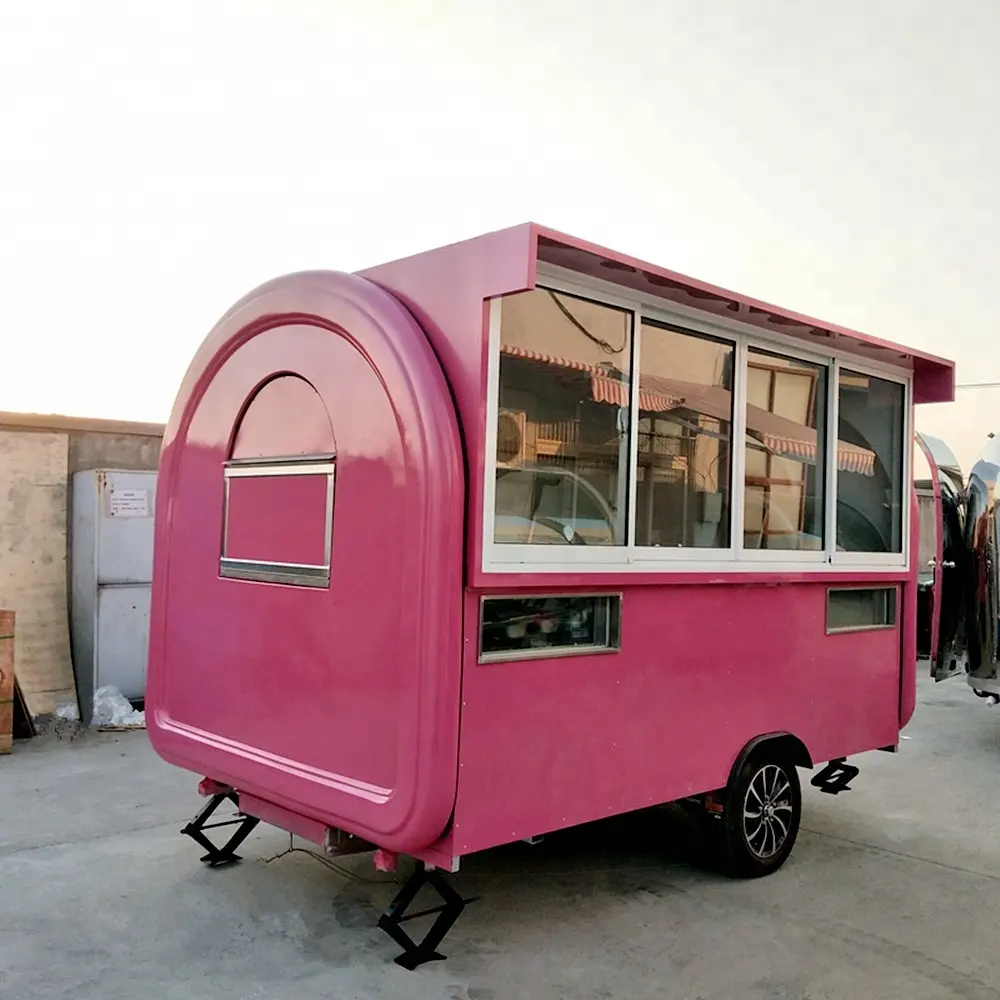 Трейлер icecream для производства пищевых продуктов, витрина для мороженого, киоск для продажи пищевых продуктов с сертификатом CE