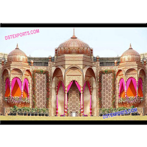 Jodha Akbar tarzı Bollywood düğün sahne hint Rajwada sahne zarif kraliyet bak düğün sahne - Product Image 1