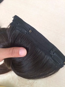 Fabrika doğrudan satış 18 inç Vietnam insan Remy klip-in saç ekleme - Product Image 2