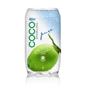 Vietnam Supplier's High Quality 350ml PET Can Mango Sparkling Coconut Water Halal Certified <strong>Sweet</strong> Natural Puree Soft Drink <strong>Juice</strong> - Product Image 2