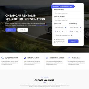 ウェブサイトのデザインと開発eコマースレンタカーオンラインストアオープンソースWordPress Woocommerceプラグインとテンプレートビルダー - Product Image 4