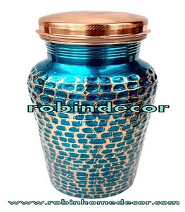 Sáng Tạo Mới Đồng Chai Nước Cho Ayurved Heath Lợi Ích Tay Búa Tumbler Được Liệt Kê Cho Từ Thiện - Product Image 3