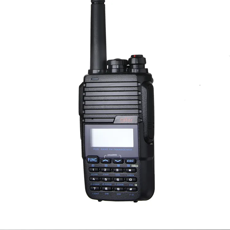 MSTAR M-UV3 Walkie Talkie, 128 canales manos libres Radios de 2 vías hasta largo alcance Interfono para acampar al aire libre Hiki