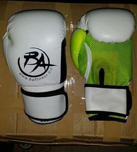 นวมต่อยมวย,ถุงมือศิลปะหนัง Rexine Rexene Punch Training Sparring คิกบ็อกซิ่ง MMA Fighting - Product Image 1