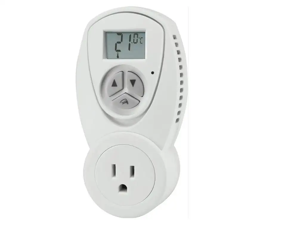 HVAC Plug in Thermostat interrupteur LCD Cool-Therma Plug Socket thermostat