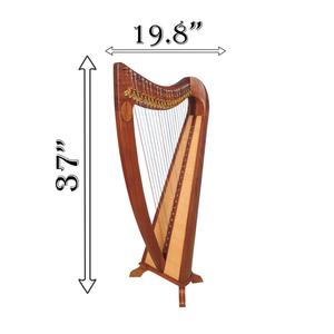 22 dize Harp gülağacı, İrlanda kolu arp, Celtic İrlanda Harp - Product Image 3