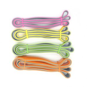 % Натуральный латекс, экологически чистый Двухцветный эластичный ремешок для тренажерного зала, Кросс-тренинг, силовые тренировки, силовые тренировки, физические - Product Image 1