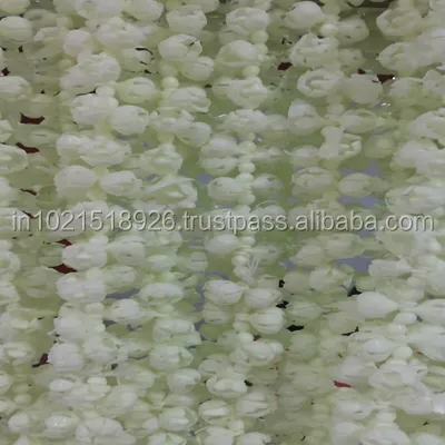 Guirnalda de flores artificiales de jazmín para decoración, Color blanco