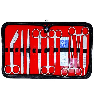 Kit de instrumentos quirúrgicos, tijeras quirúrgicas, Forceps hemostáticos, mango BP, tijeras de Trauma y tijeras