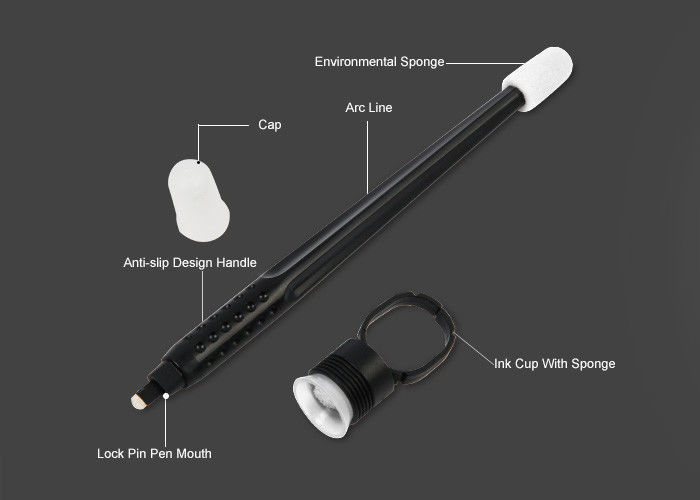 CTHT086 Negro Clásico Una pluma desechable Microblading