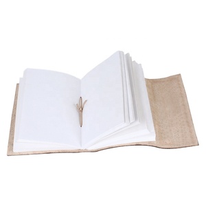 Genuine Leather <strong>Embossed</strong> Pocket Journal Elephant Good Design <strong>Small</strong> Diary <strong>Notebook</strong> Unlined Handmade Paper for Gifting Him or Her - Product Image 3