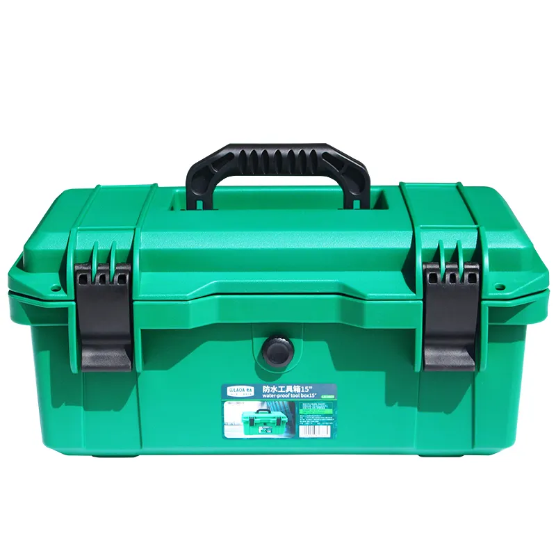 LAOA Wasserdichte 15 "/17"/19 "Zwei Schichten Dichtung box Stoßfest Fall Kunststoff Toolbox Tragbare Koffer für Werkzeuge