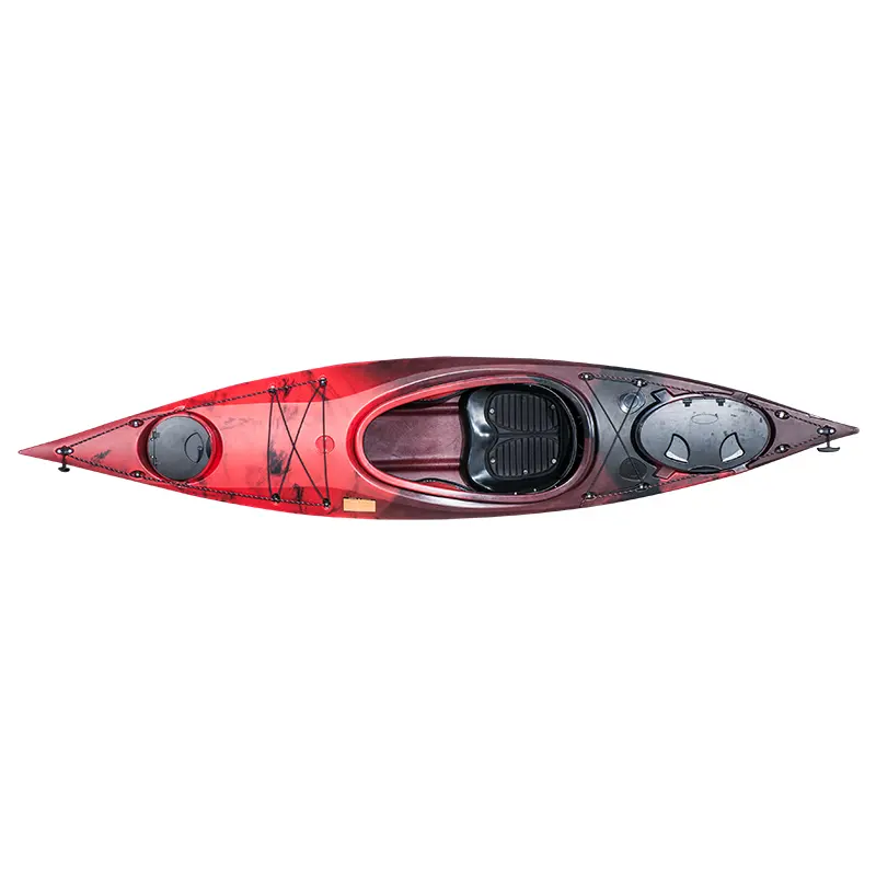 Super durable 1 person sit in sea kayak , riptide angler canoe/kayak rowing boat for sale