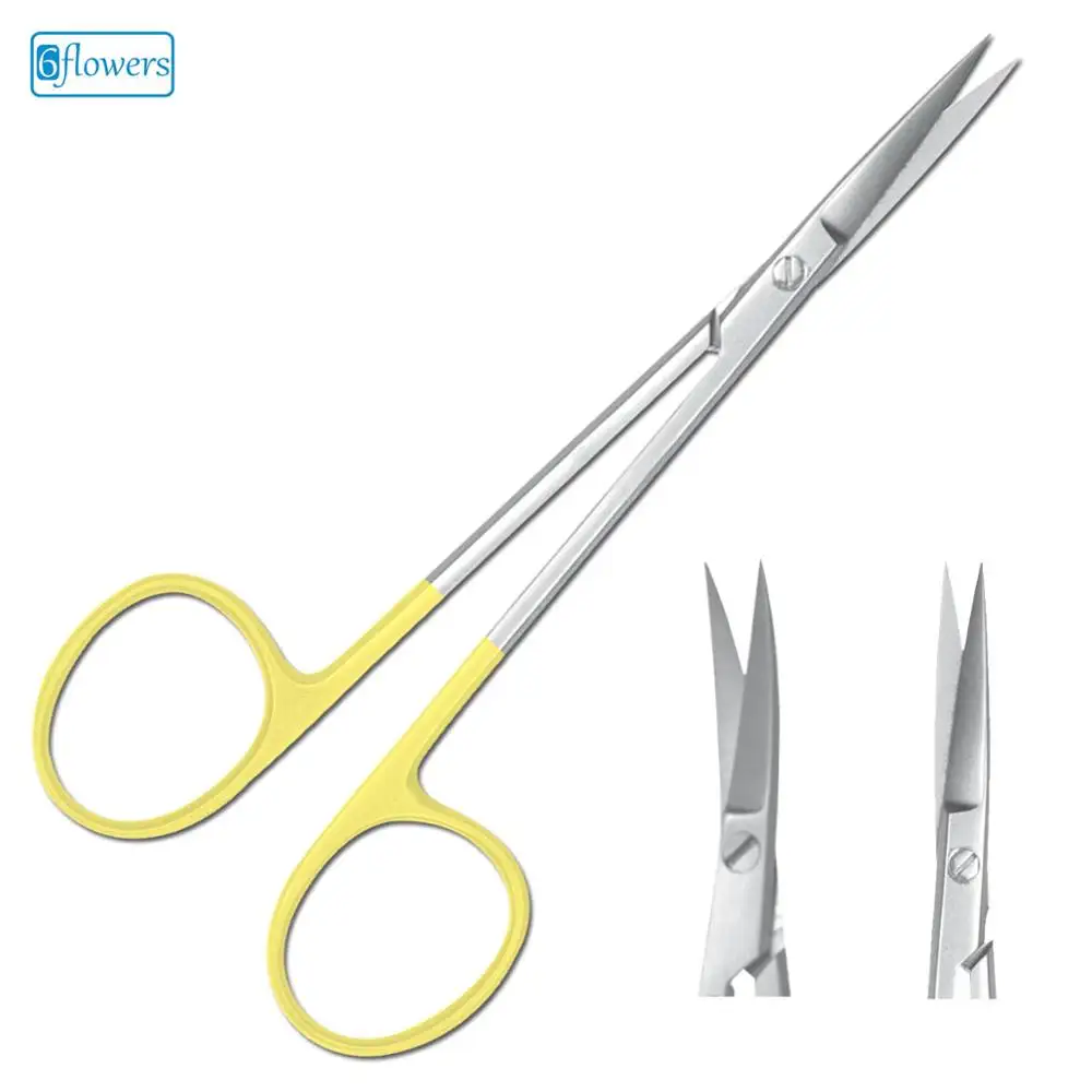 Kelly Operating Dissecting Scissors Manual Stainless Steel Surgical Instrument CE Certified Class II Basis