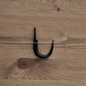 <strong>OMG</strong> Industries Cast Iron Triple Hat Coat Hook Heavy-Duty Clevis Slip Grab Eye Slip Hook Design