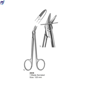 1 bıçak tırtıklı tel kesme makas boyutu 120mm fs 2839 diş aletleri - Product Image 3