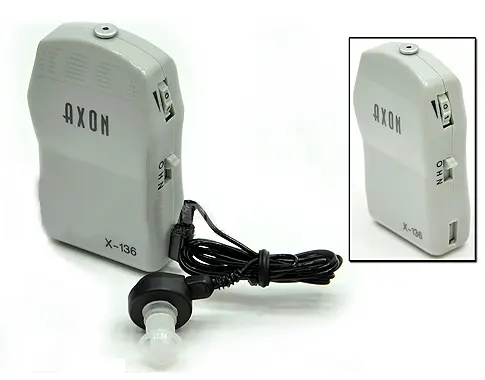 Audífono axon X 136, modelo de bolsillo, gran oferta, buena calidad, hecho en china